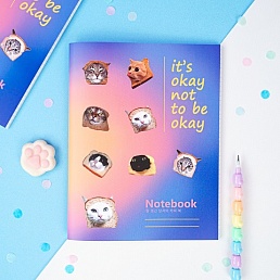 Тетрадь "Хлебный кот" 48 листов