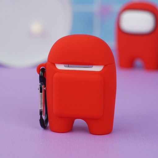 Чехол для AirPods Pro 3 "Among Us" красный