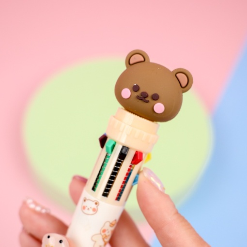 Ручка 10в1 "Bear" в ассортименте 1шт