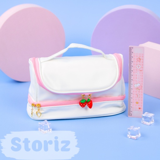 Косметичка "Strawberry", розовый