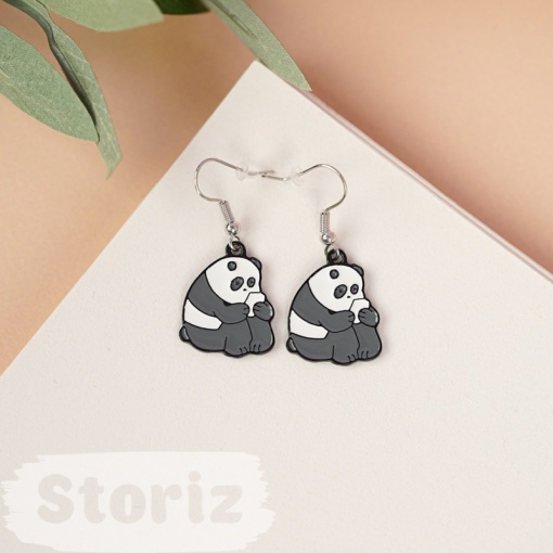 Серьги "Panda" 
