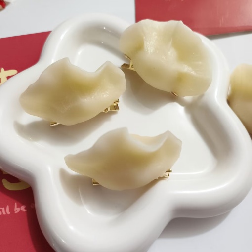 Заколка для волос "Пельмень"