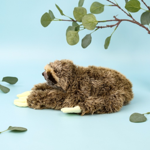 Мягкая игрушка "Ленивец" коричневый, 35см