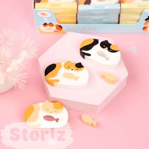 Стирательная резинка "Cat Cake Eraser" №2255, в ассортименте 1 шт.