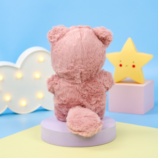 Мягкая игрушка "Котик Мяу-мяу" розовый, 23см