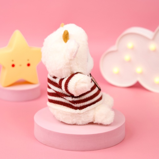 Мягкая игрушка "Sheep" в полосатом свитере, 25см