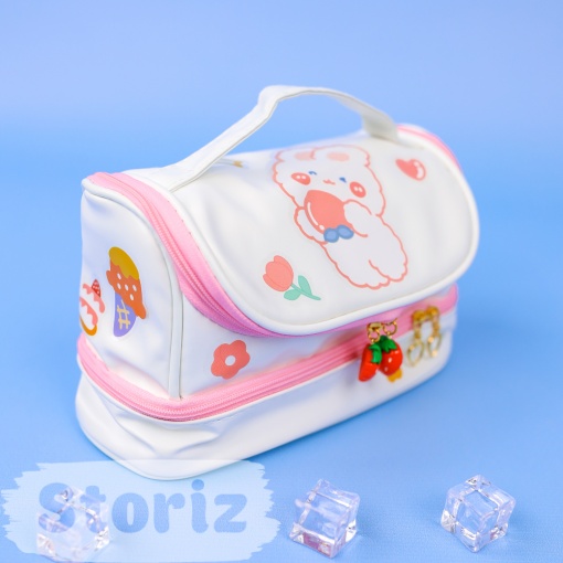 Косметичка "Strawberry", розовый