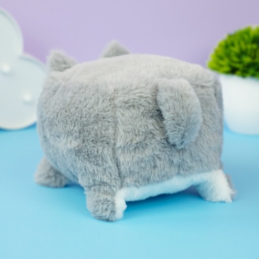 Мягкая игрушка "Котенок" серый, 15 см