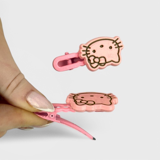 Набор заколок "Hello Kt" розовый, 2шт.