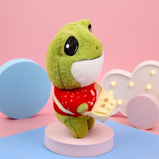 Мягкая игрушка "Лягушка в свитере" 29см