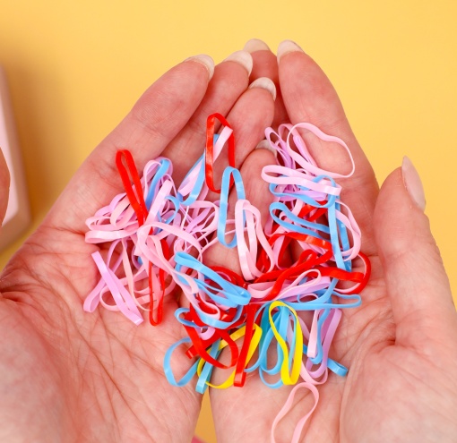 Набор силиконовых резинок для волос "Bunny №8"