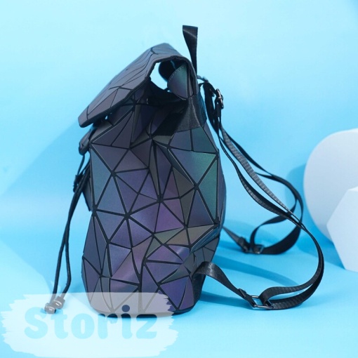 Рюкзак "Luminous Geometry" серый, 35х40см