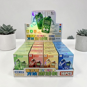 Брелок мини-игра "Тетрис" банка газировки, в ассортименте 1шт