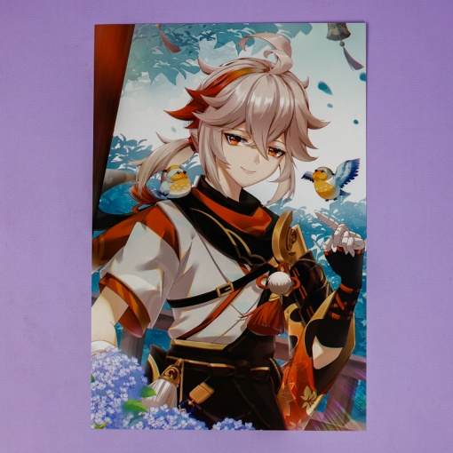 Набор постеров "Genshin Impact" 8 шт, 42х29см (№ 07) оптом