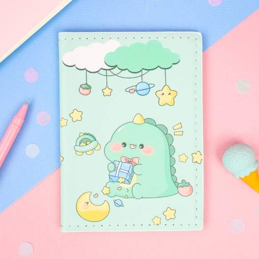 Обложка на паспорт "Dinosaur"