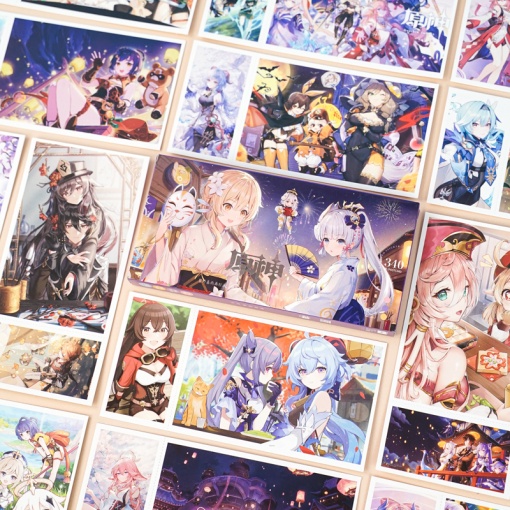 Набор почтовых открыток "Genshin Impact" B