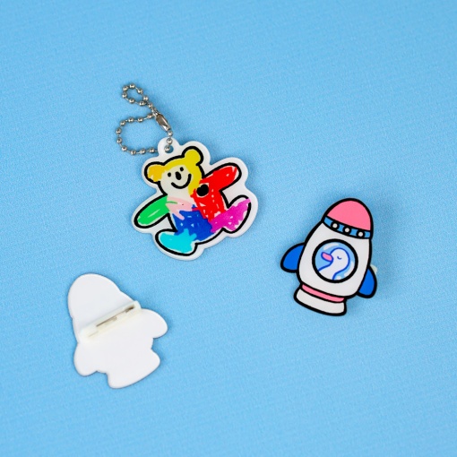 Сумка "Love bear" розово-белый