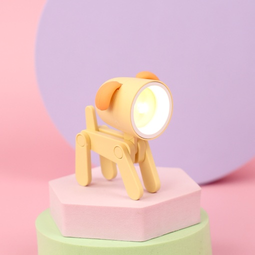 Мини-лампа "Puppy" желтый оптом