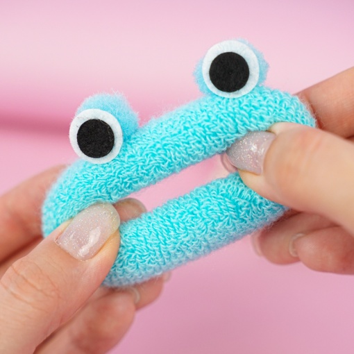 Резинка для волос "Frog" голубой