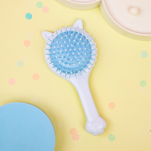 Расческа "Кошечка" голубой