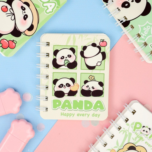 Блокнот "Панда" A7, в ассортименте 1шт