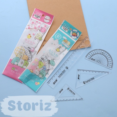Набор линеек "Sumikko Gurashi" 4шт.