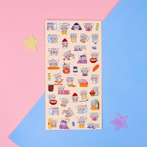 Набор наклеек "Happy Animals" Коала, 1 лист