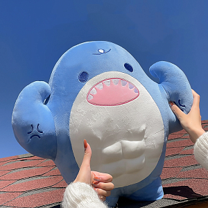 Мягкая игрушка "Акула-качок" 70 см