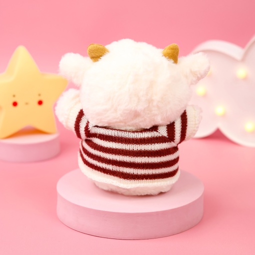 Мягкая игрушка "Sheep" в полосатом свитере, 25см