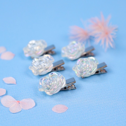 Заколка для волос "Роза"