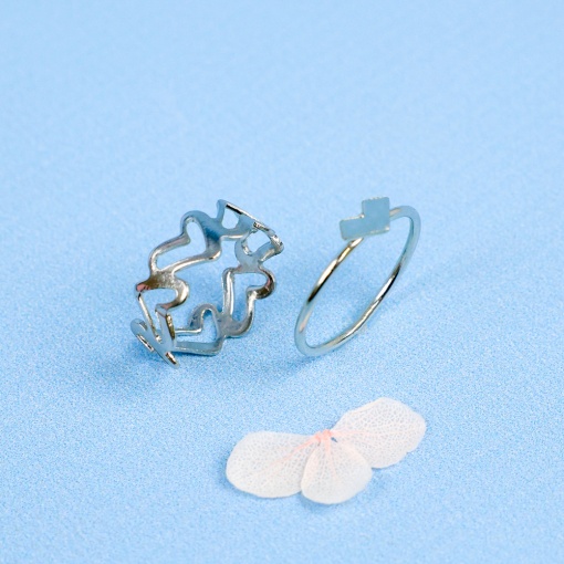 Кольца парные "Love Heart"