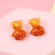 Серьги "Marmalade Bears", прозрачно-коричневый