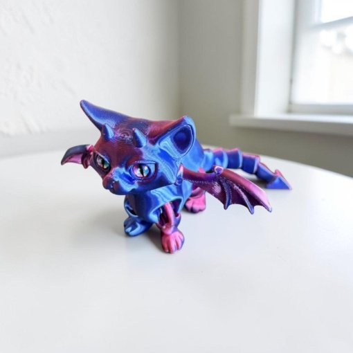 3D фигурка "Devil cat" в ассортименте 1 шт оптом