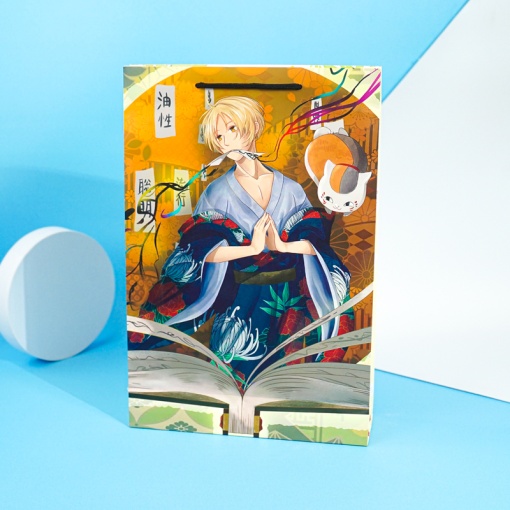 Подарочный пакет "Тетрадь Дружбы Нацумэ" 41x27,5 см