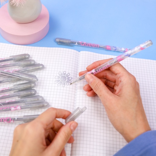 Ручка "Queen" №188, серебро 