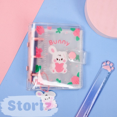Альбом для карточек "Bunny" розовый 10,7х9,2см