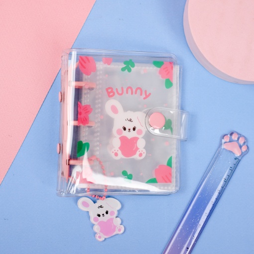 Альбом для карточек "Bunny" розовый 10,7х9,2см