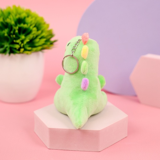 Мягкий брелок "Динозавр" зеленый, 12 см