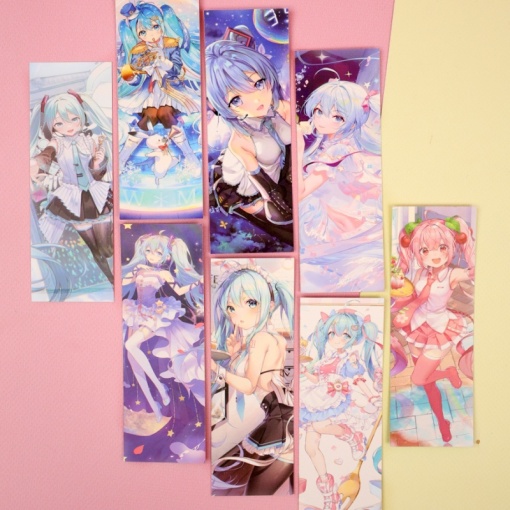 Набор закладок "Hatsune Miku №1" 10шт