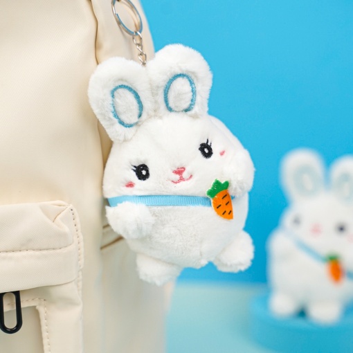 Мягкий брелок "Bunny" белый, 12 см