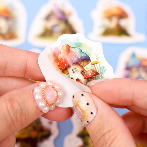 Набор наклеек "Dream Mushroom house", 46 шт.