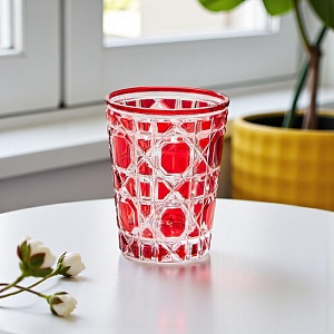 Стакан "Винтаж" красный, 310мл оптом