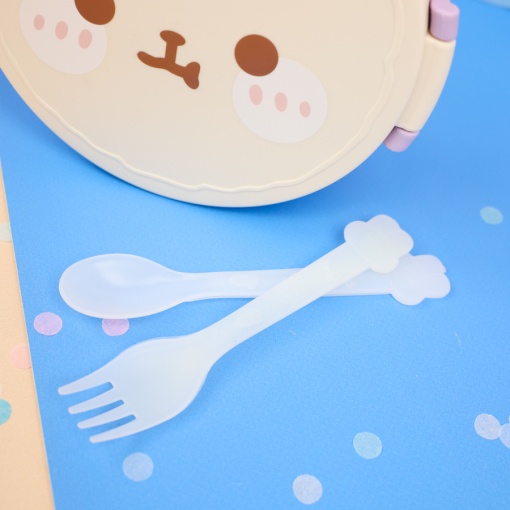 Ланчбокс "Зайка" фиолетовый оптом