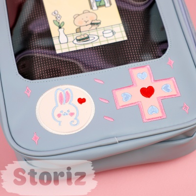 Рюкзак кож.зам."Game console" синий