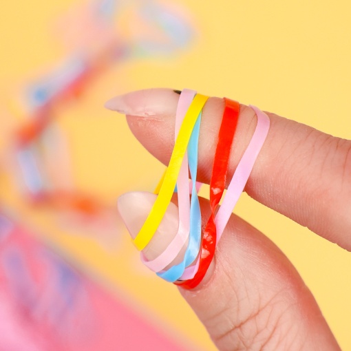 Набор силиконовых резинок для волос "Bunny №8"