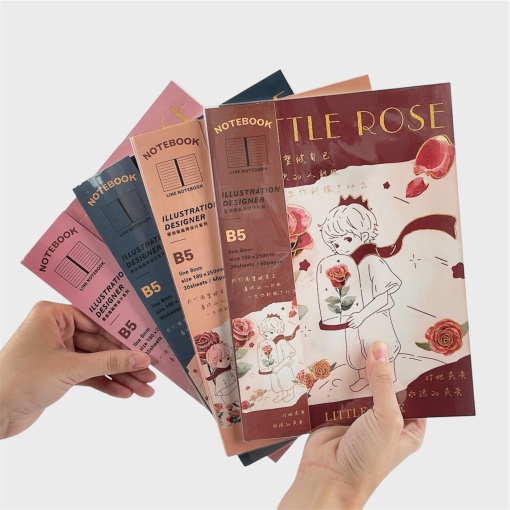 Блокнот "Little rose" А5, в аcсортименте 1шт