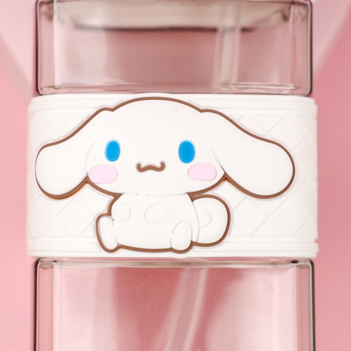 Бутылочка двойная, с трубочкой "My Mld" Корица, белый, 520мл оптом