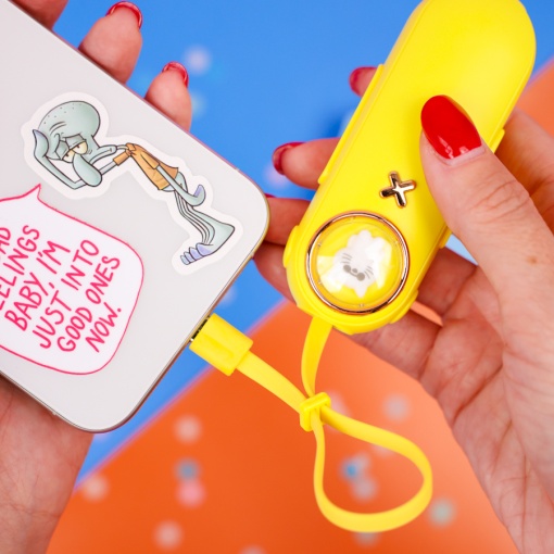 PowerBank "Cat" желтый, Type-C (2000 mAh)