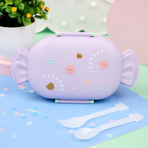 Ланчбокс "Конфета" фиолетовый оптом