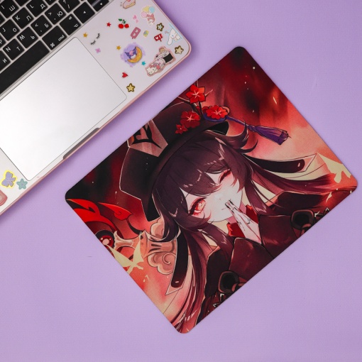 Коврик для мыши "Genshin Impact" Ху Тао, 25x20 см